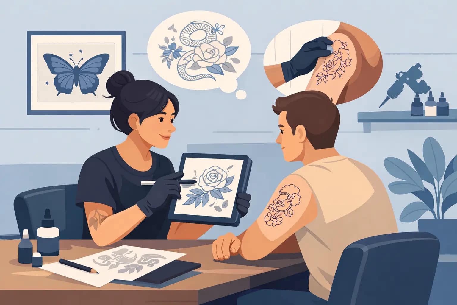 How Custom Tattoo Consultations Work