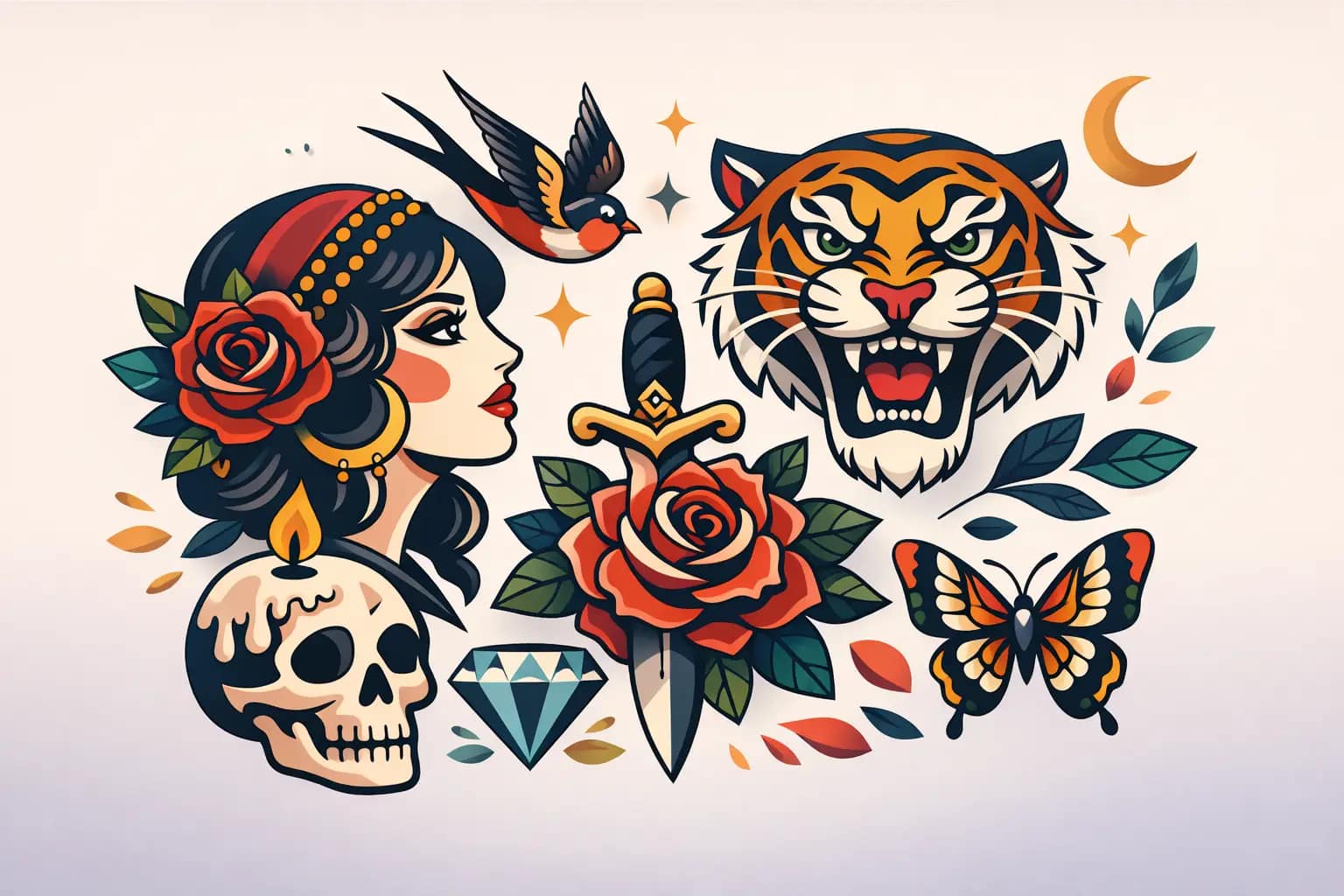 What Makes a Strong Neo Trad Tattoo Design
